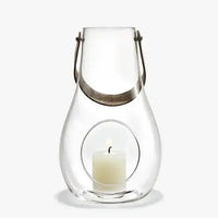 Holmegaard Lantern with Leather Handle