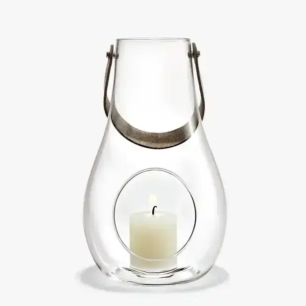 Holmegaard Lantern with Leather Handle