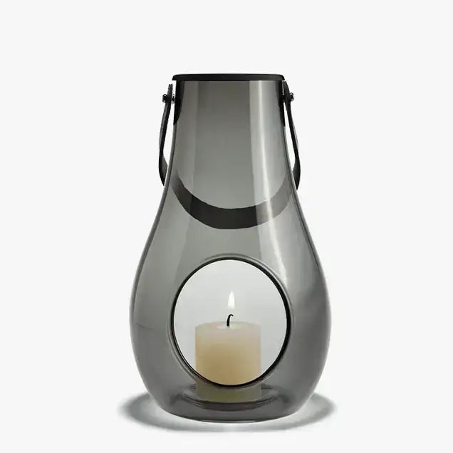 Holmegaard Lantern with Leather Handle