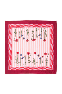 Wildflower Blockprint Napkins, Set of 4