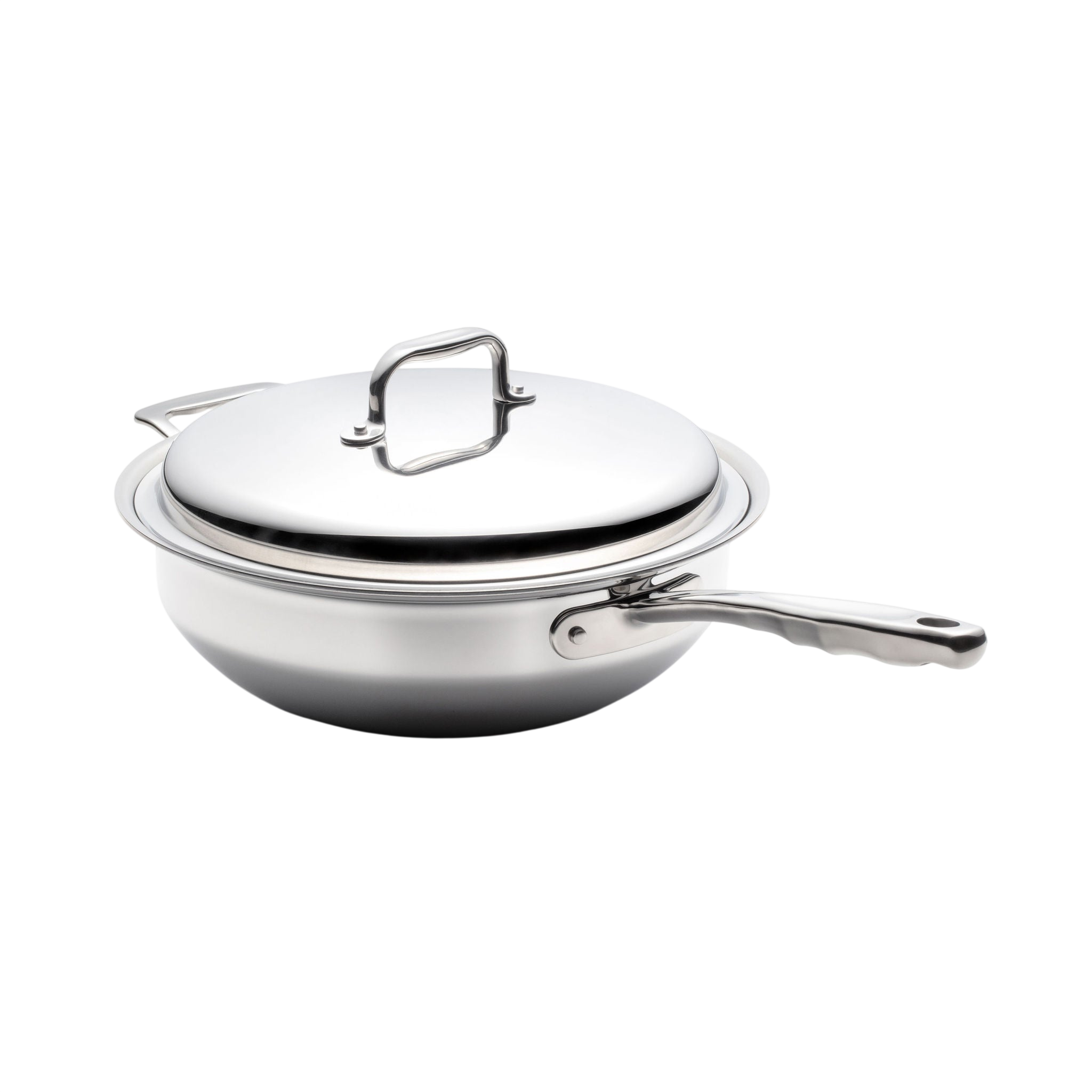 5 Quart Stainless-Steel Wok