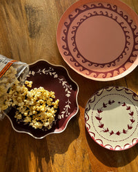 Garland Dessert Plate Set of 12 - Deep Merlot
