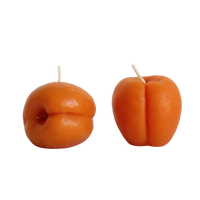 Apricot Beeswax Candle (Set of 2)