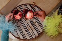 Halo Serving Tray in Tree Bark