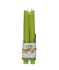 Beeswax Celery Taper Candles (Set of 2)