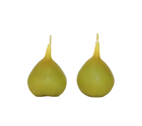 Beeswax Green Fig Tealight Candles (Set of 2)