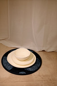 Halo Serving Tray in Midnight Blue