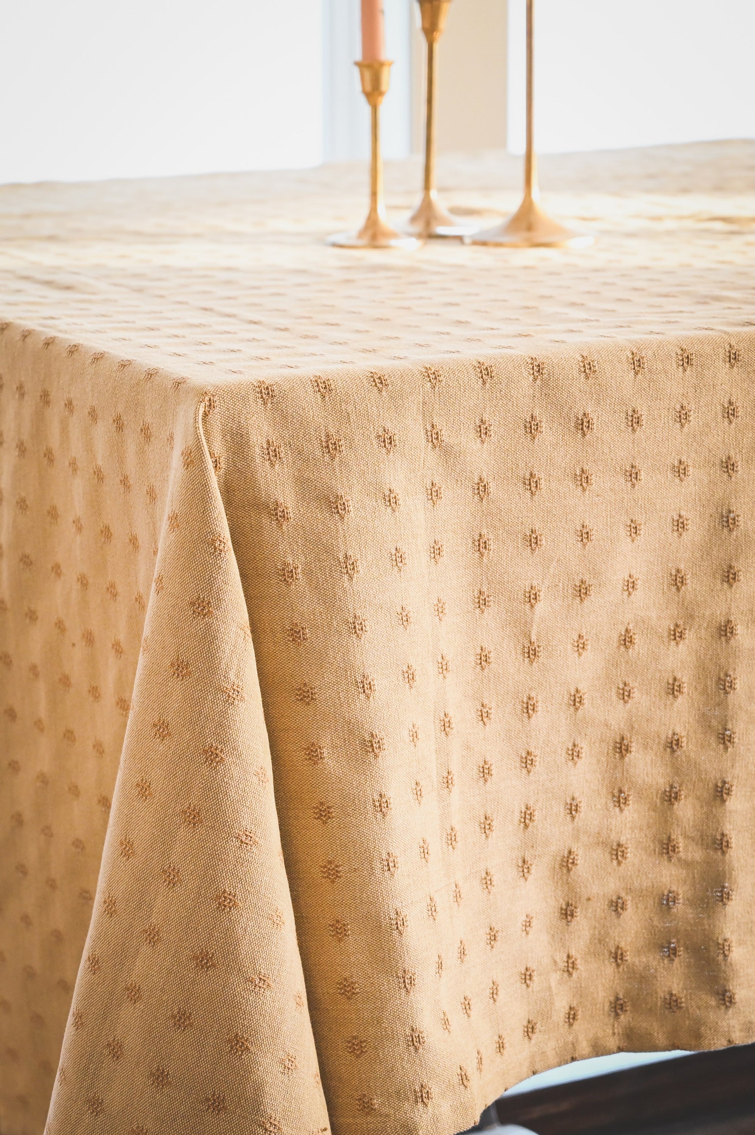 Umber Dobby Tablecloth