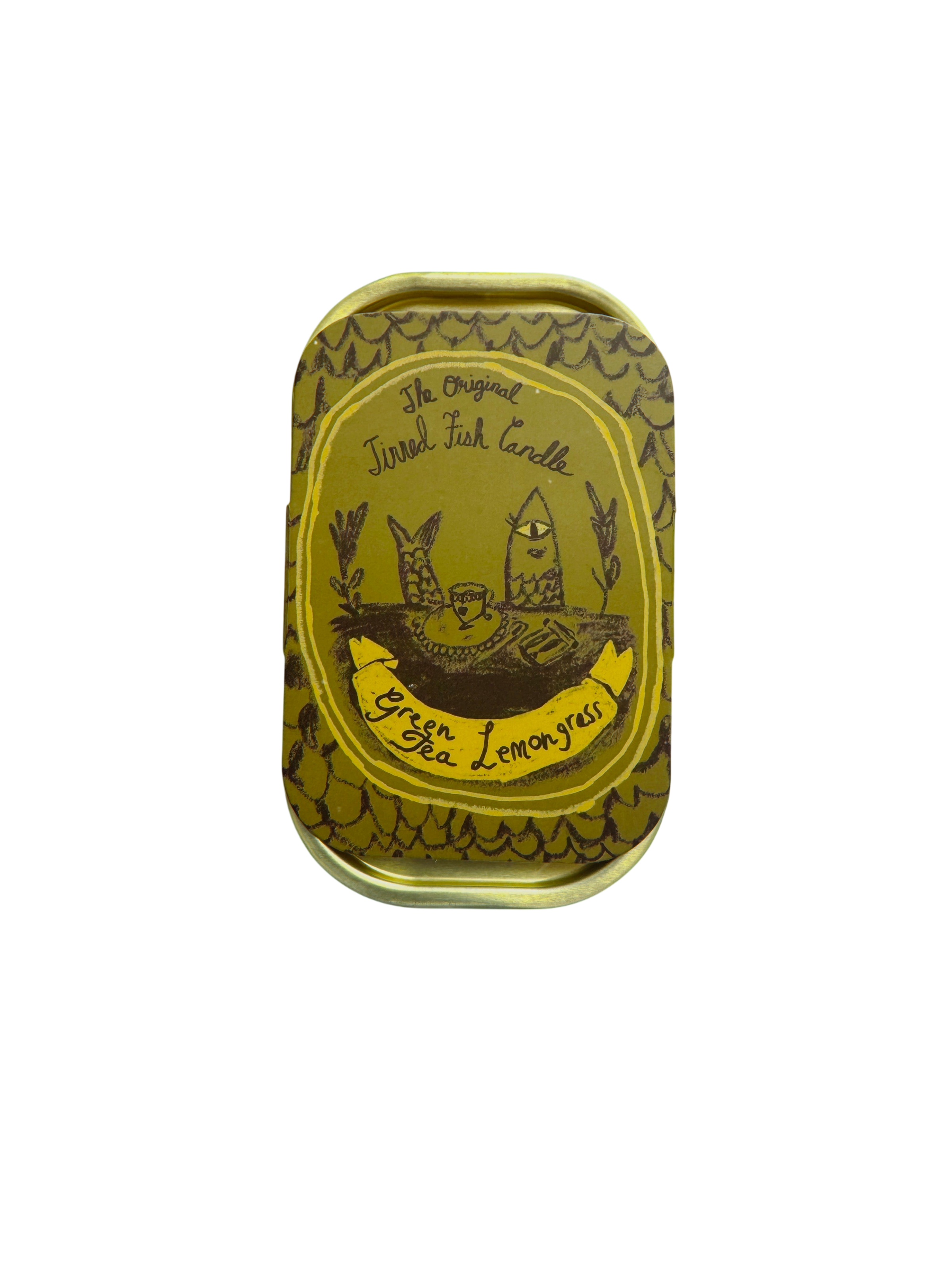 Tinned Fish Candle - Green Tea & Lemongrass
