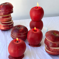 Apple Candle - Red
