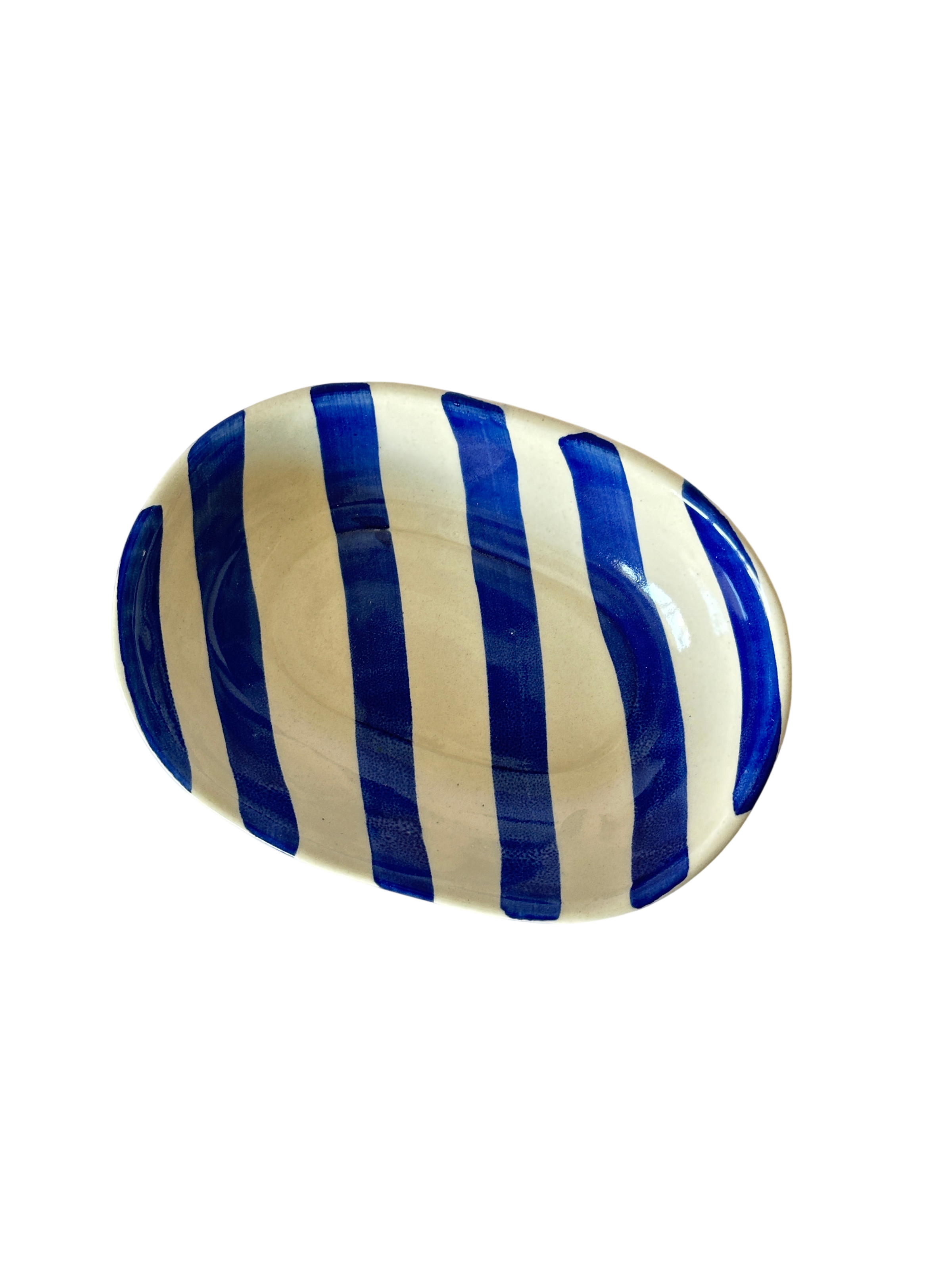 Ceramic Stripe Bowl (Set of 2)