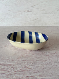 Ceramic Stripe Bowl (Set of 2)