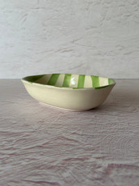 Ceramic Stripe Bowl (Set of 2)