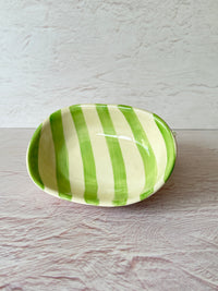 Ceramic Stripe Bowl (Set of 2)