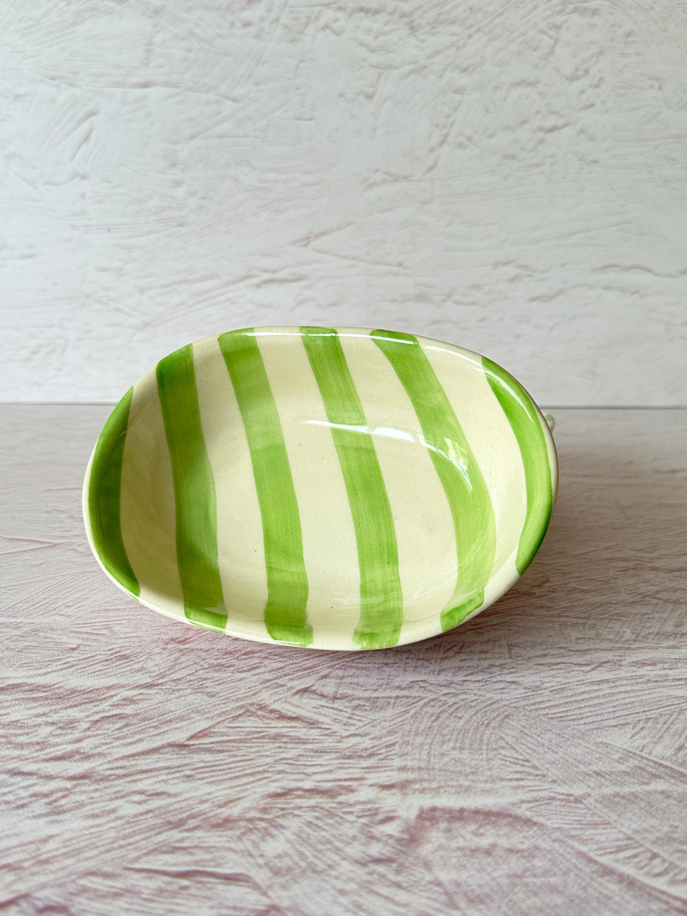 Ceramic Stripe Bowl (Set of 2)