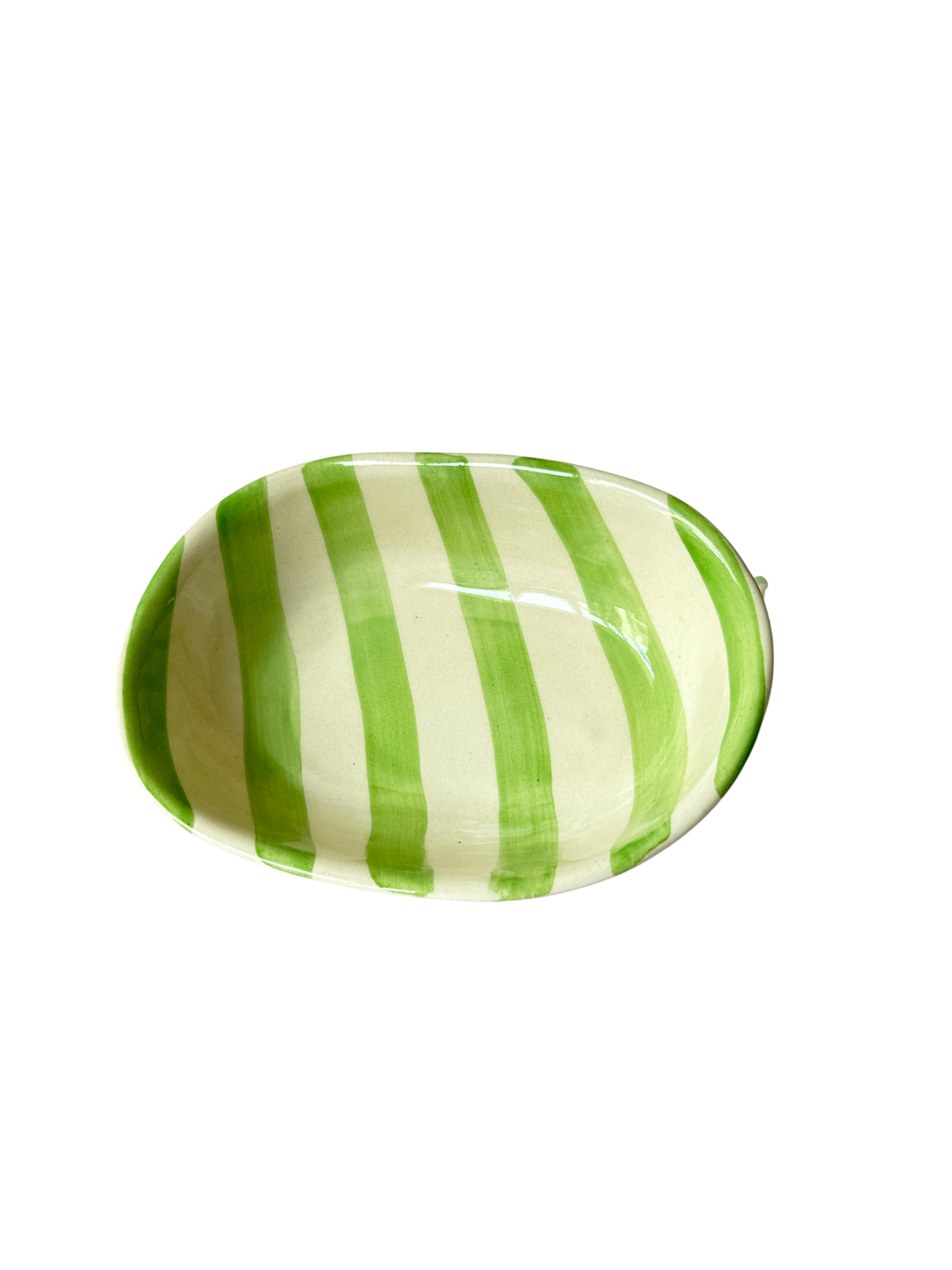 Ceramic Stripe Bowl (Set of 2)