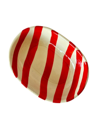 Ceramic Stripe Bowl (Set of 2)