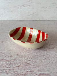 Ceramic Stripe Bowl (Set of 2)
