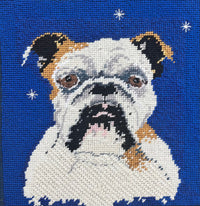 Custom Needlepoint Pillow - Pet Portrait