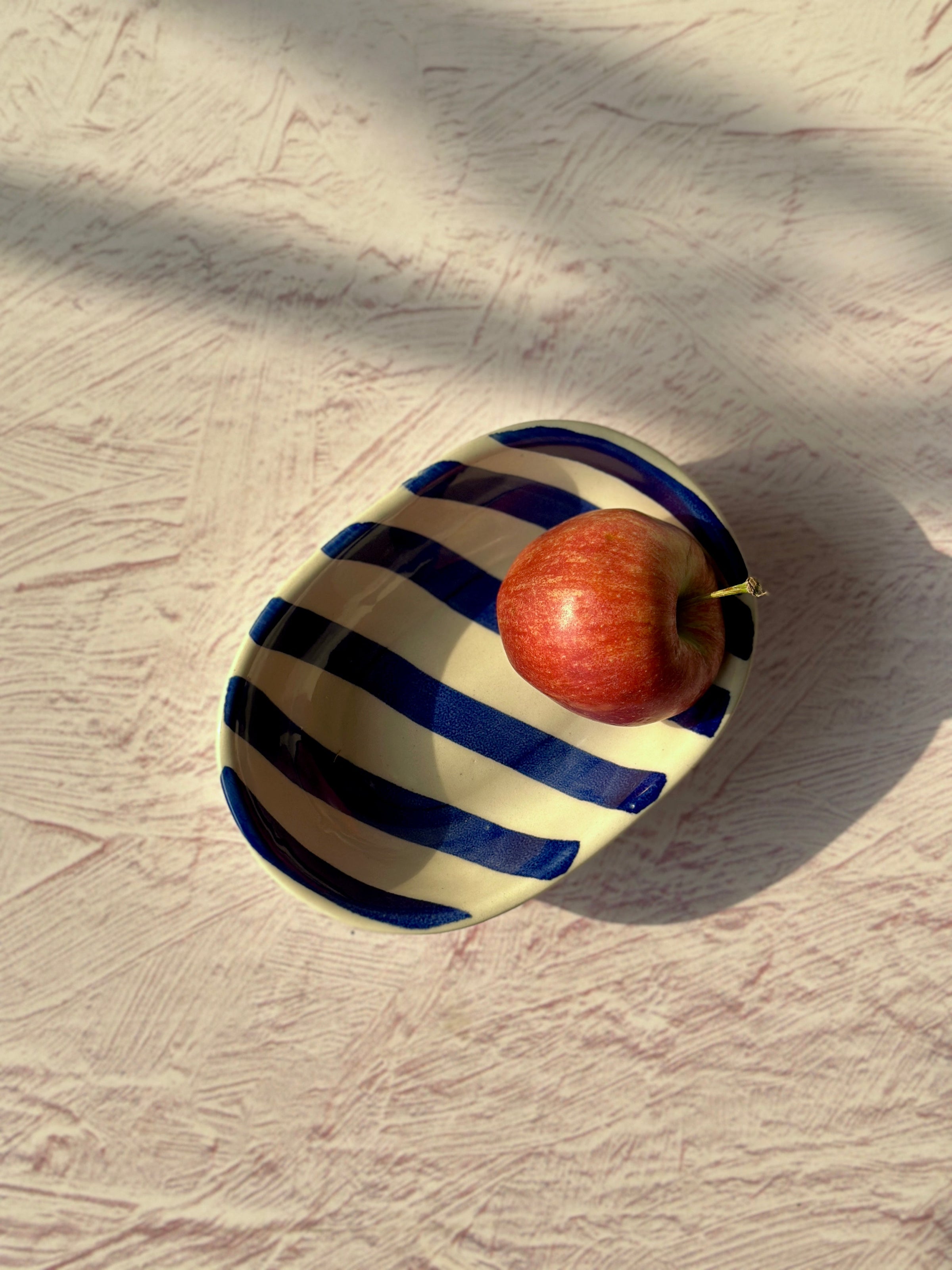 Ceramic Stripe Bowl (Set of 2)
