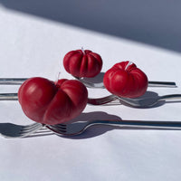 Mini Tomato Candle - Red