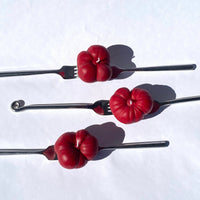 Mini Tomato Candle - Red