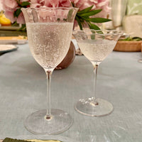Lily Handblown Clear Water Glass (Set of 4)