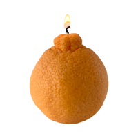 Large Dekopon Orange Candle