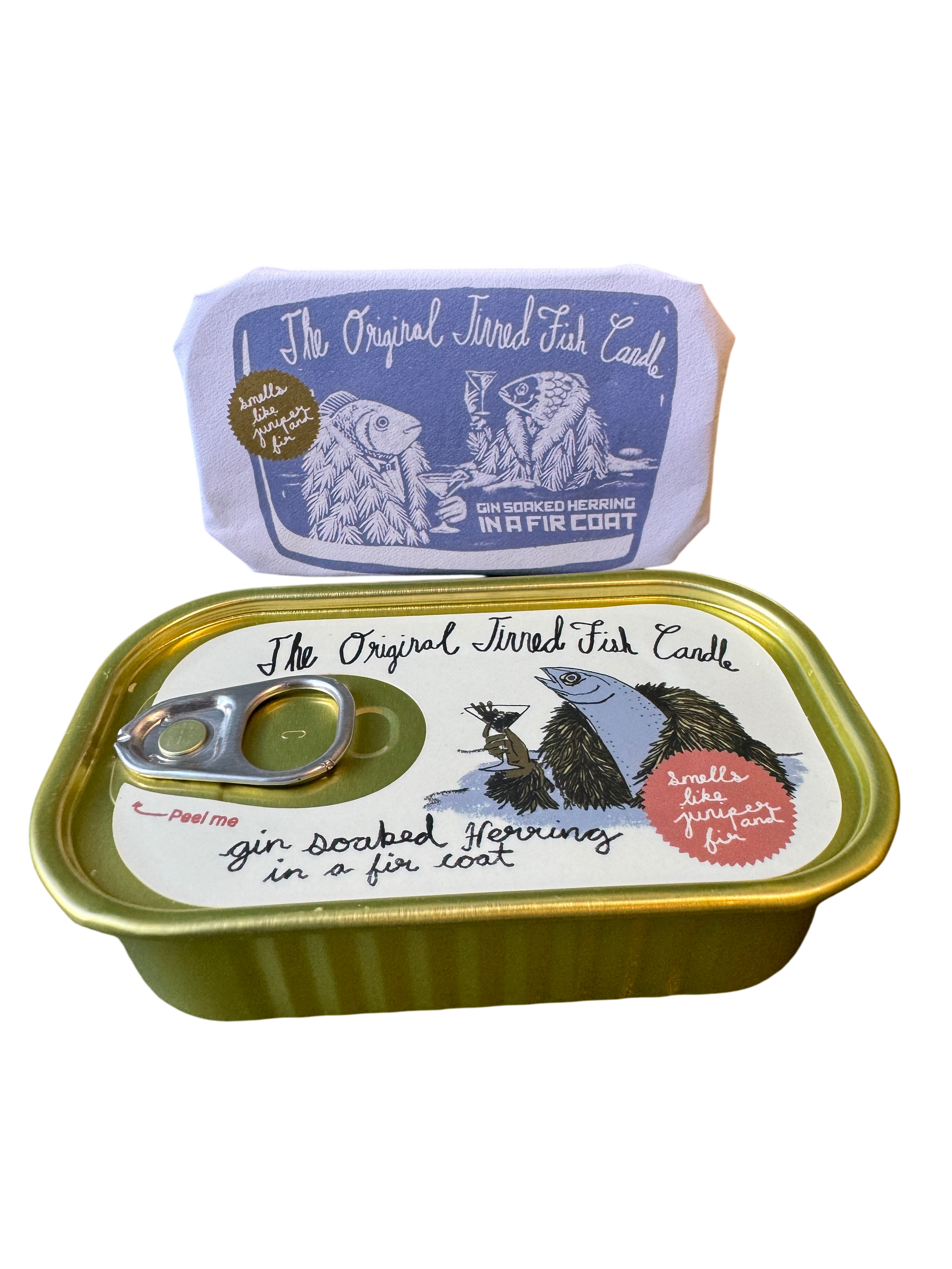 Tinned Fish Candle - Juniper and Fraser Fir