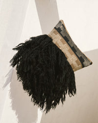 Wugo Throw Pillow -  Gold/Mystic Black