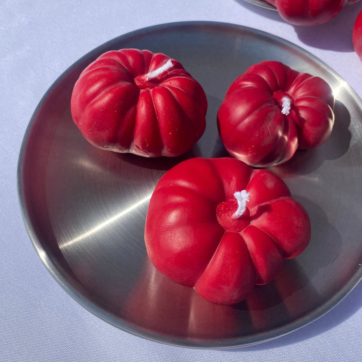 Mini Tomato Candle - Red