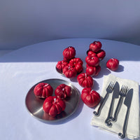 Mini Tomato Candle - Red