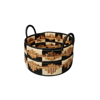 Kire Floor Basket in Black