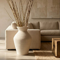 Ilios Ribbed Vase, 20" - Limited Release