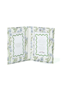 Blockprint Picture Frame Folding Book, 4x6 in Forget-Me-Not