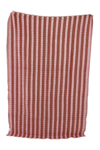 Warm Taupe & Dusty Pink Reversible Sujani Quilt