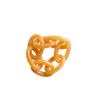 Interwoven Yellow Napkin Ring  (Set of 4)