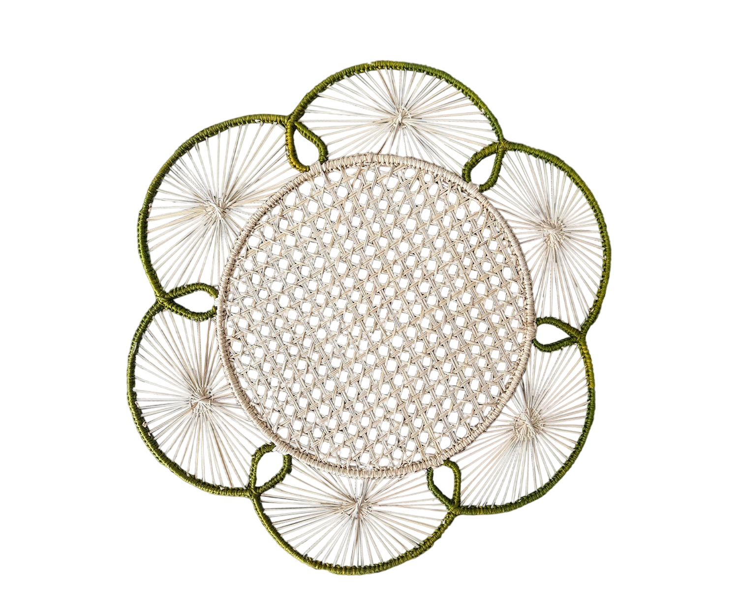 Flora Iraca Charger (Verde)