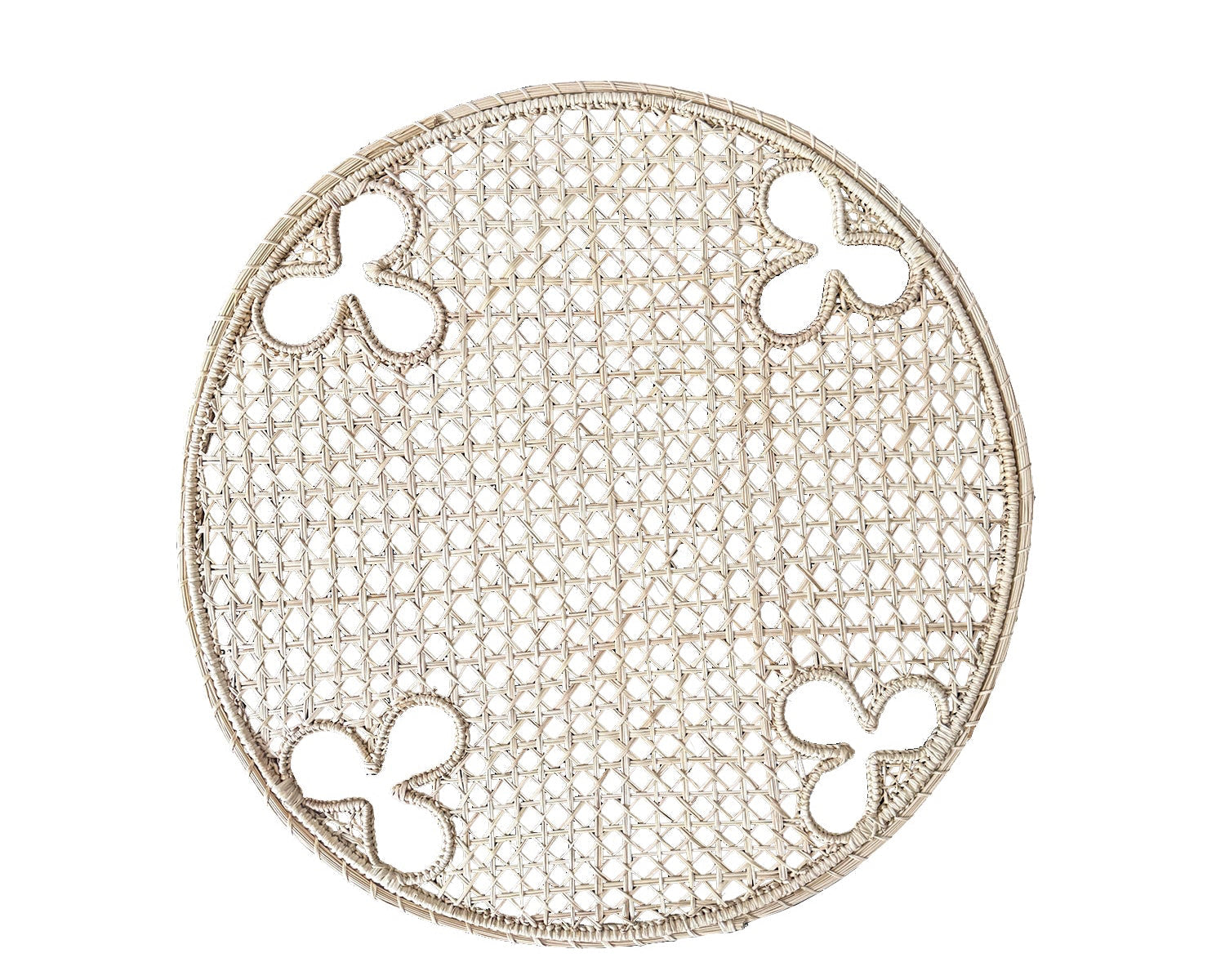 Olive Motif Iraca Charger