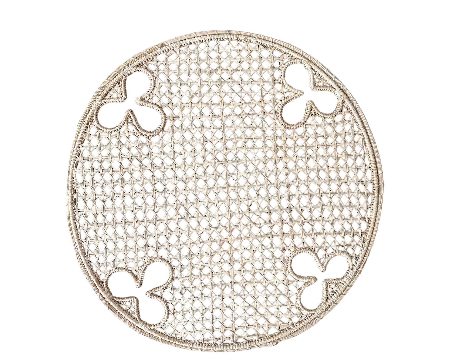 Olive Motif Iraca Charger