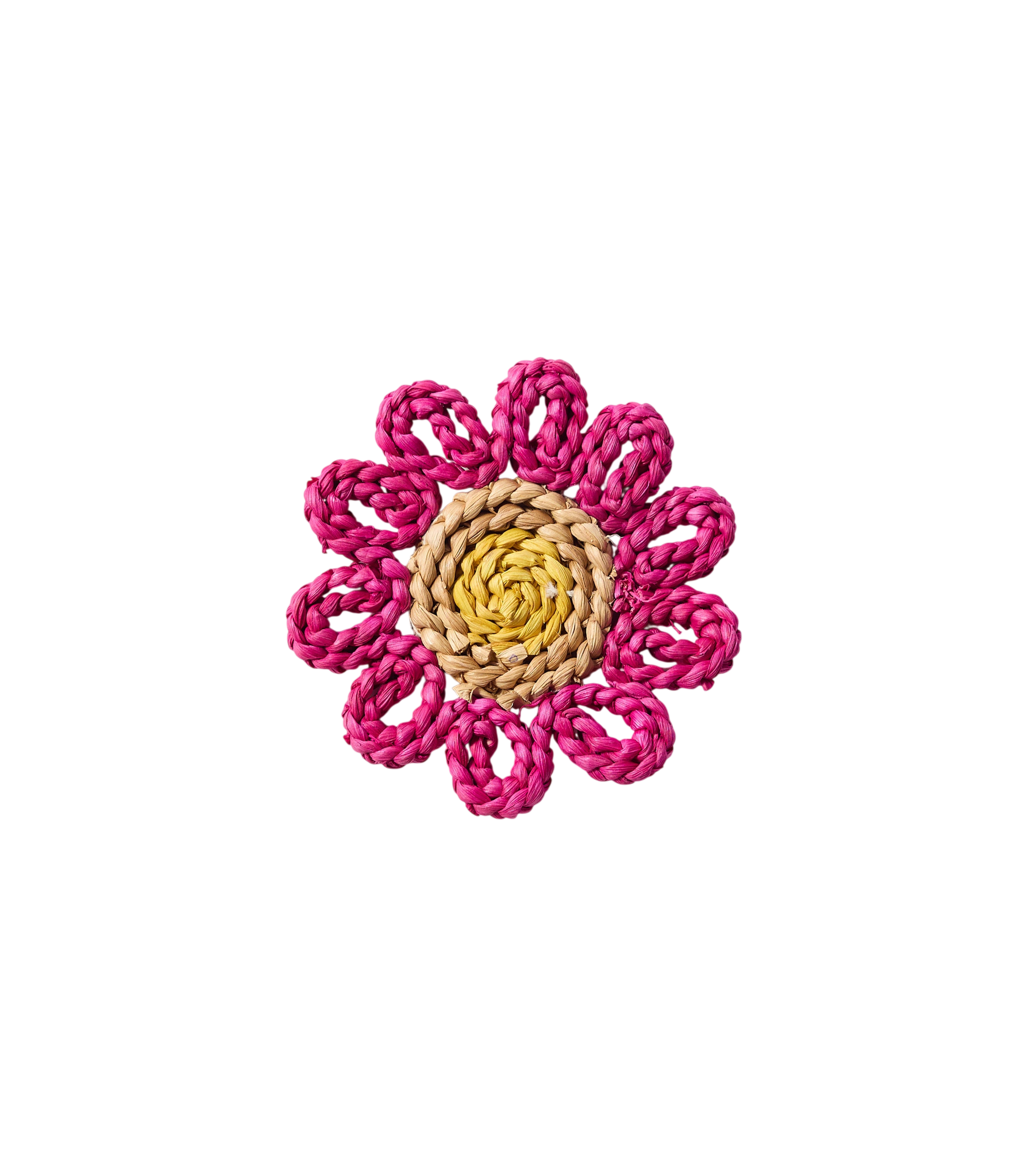 Island Flower Pink Coasters (Set of 4)