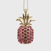 Pineapple Hanging Ornament - Rose