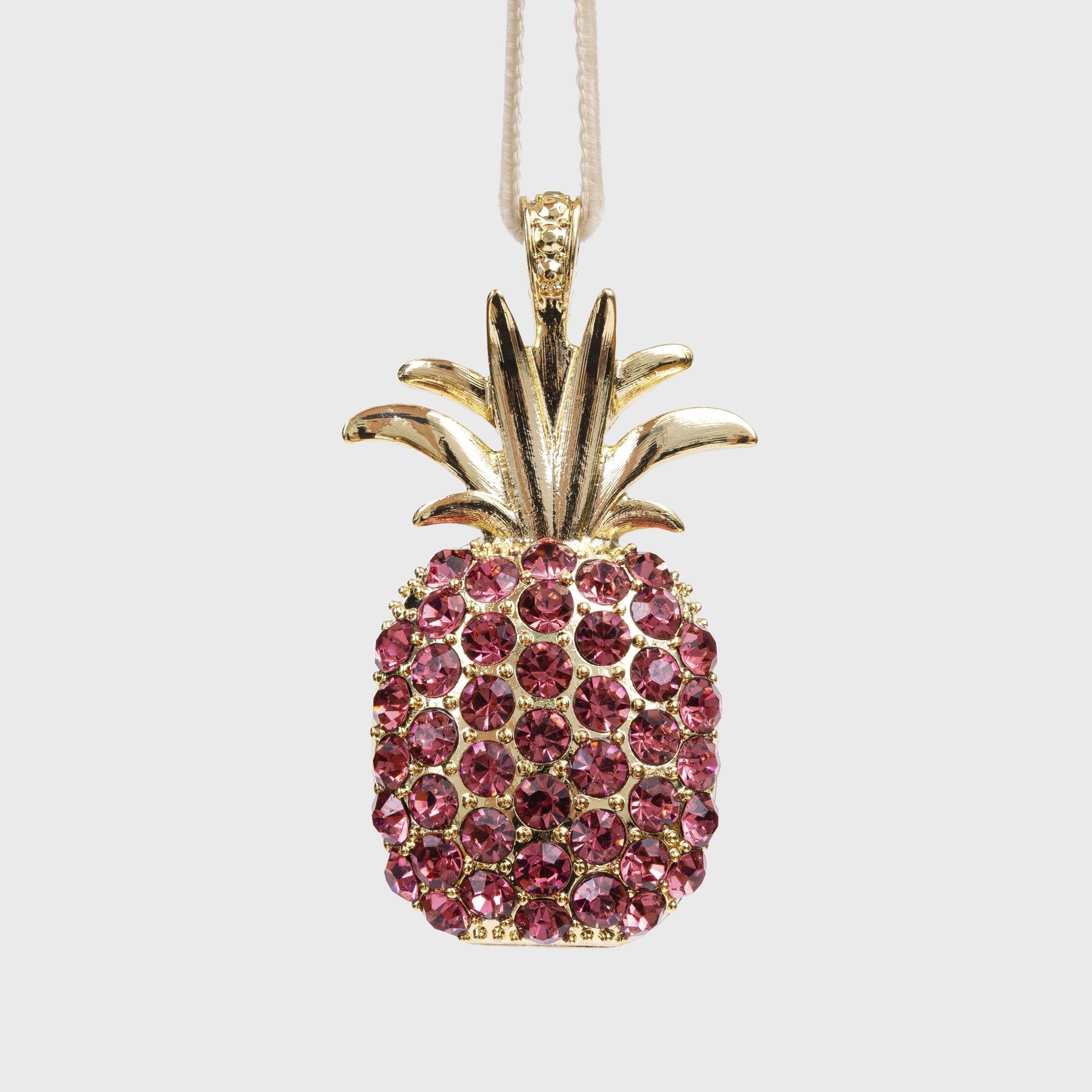 Pineapple Hanging Ornament - Rose