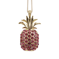 Pineapple Hanging Ornament - Rose