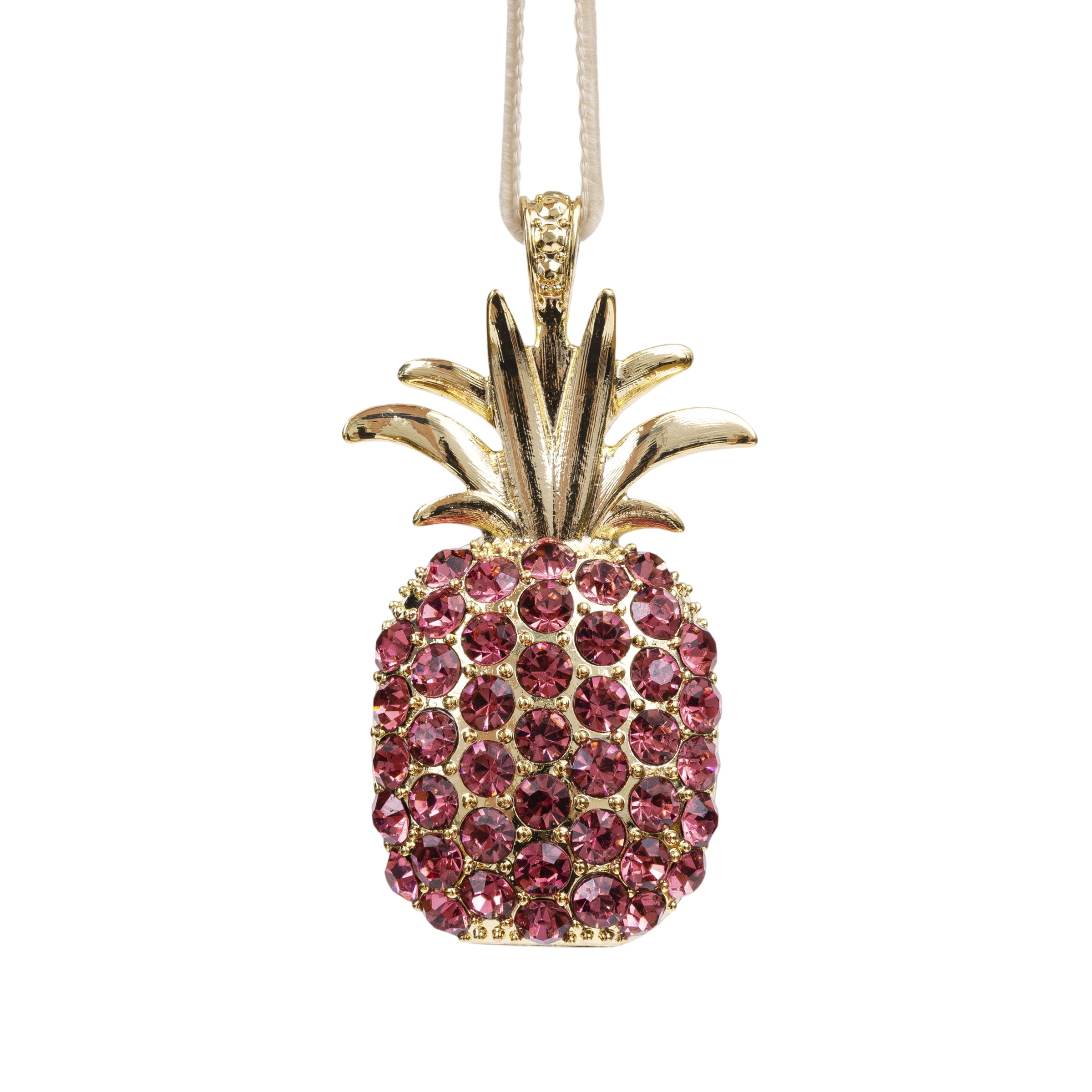Pineapple Hanging Ornament - Rose
