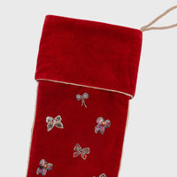 Bow Stocking - Red