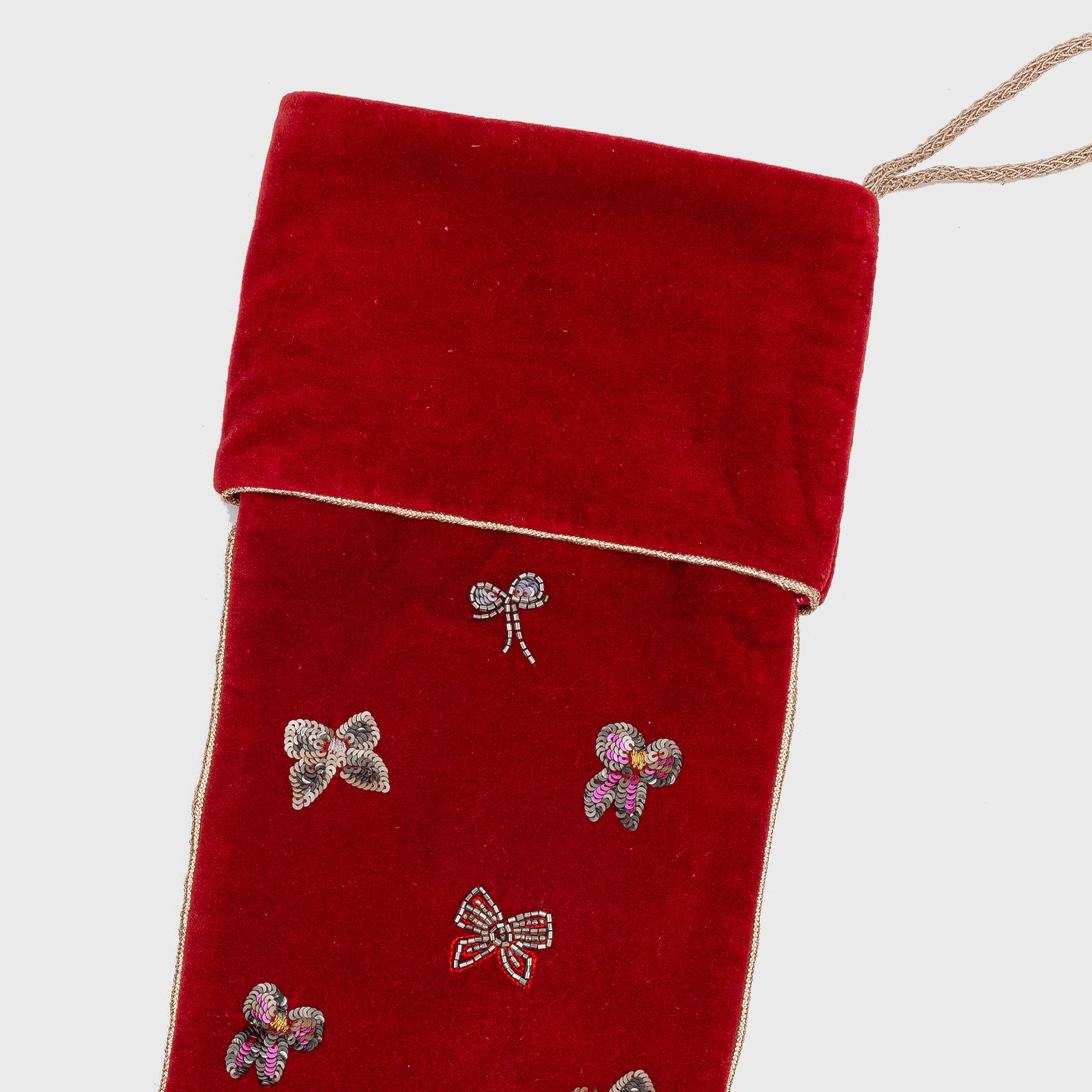 Bow Stocking - Red