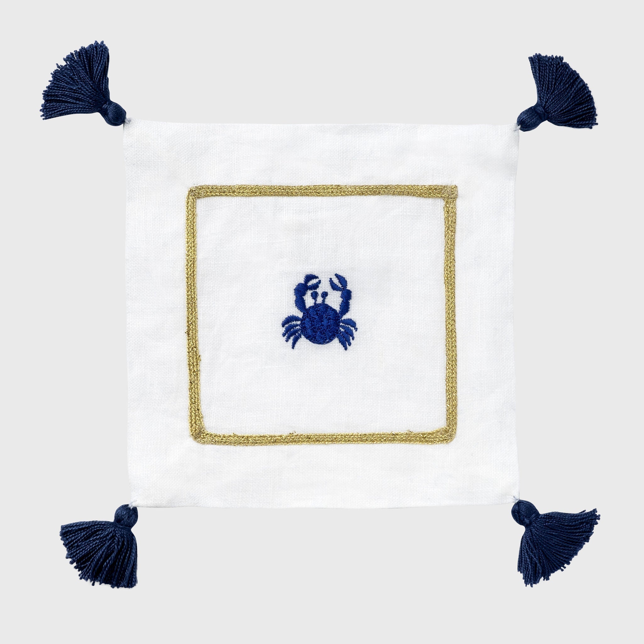 Crab Cocktail Napkins (Set of 4)