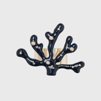 Coral Napkin Rings - Navy (Set of 4)