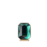 Single Gem Placecard Holder - Emerald (Set of 2)